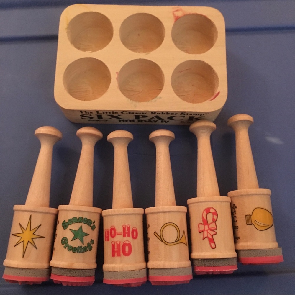 Holiday Stamps - Little Classics set of 6 with Free desk tray! - Picture 6 of 6